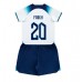 Billige England Phil Foden #20 Børnetøj Hjemmebanetrøje til baby VM 2022 Kortærmet (+ korte bukser)